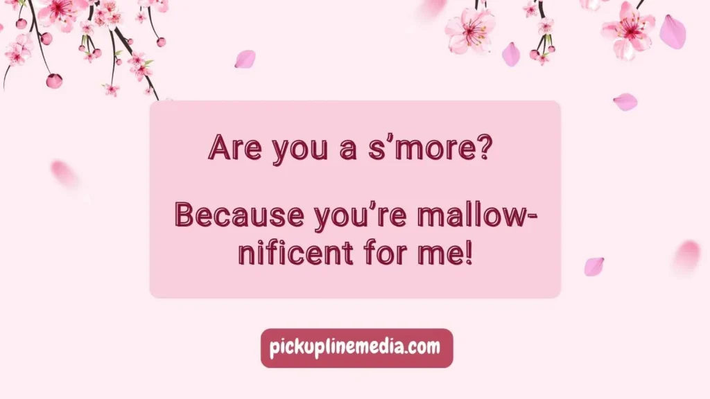 Cheesy Marshmallow Pickup Lines