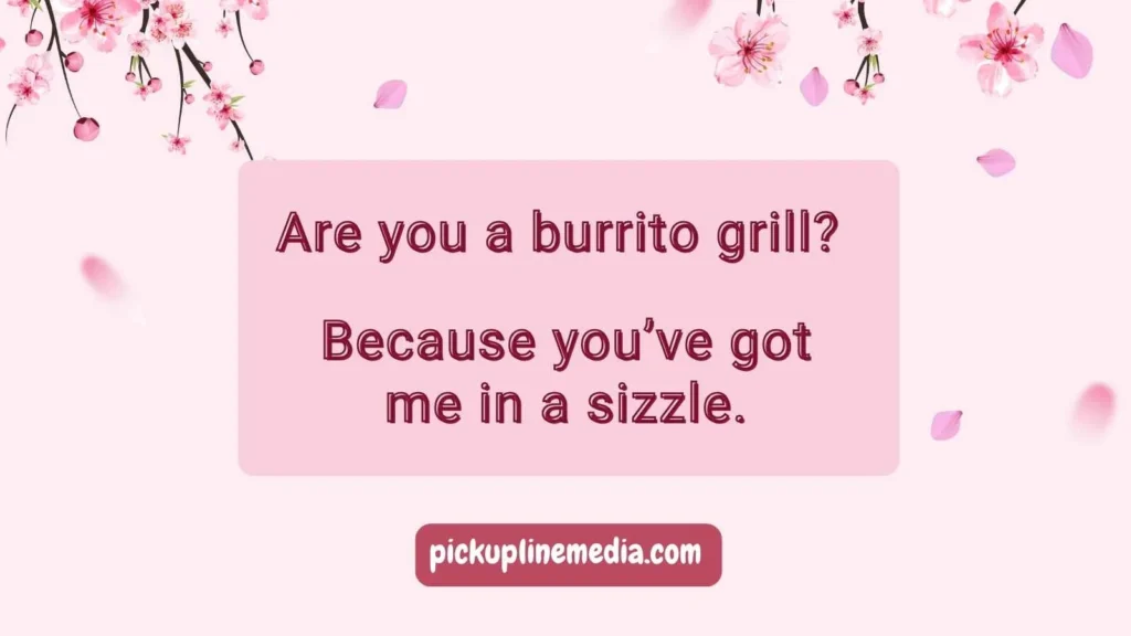 Clever Burrito Pickup Lines