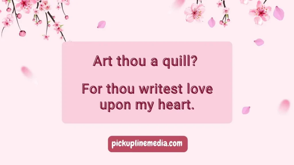 Clever Medieval Pickup Lines