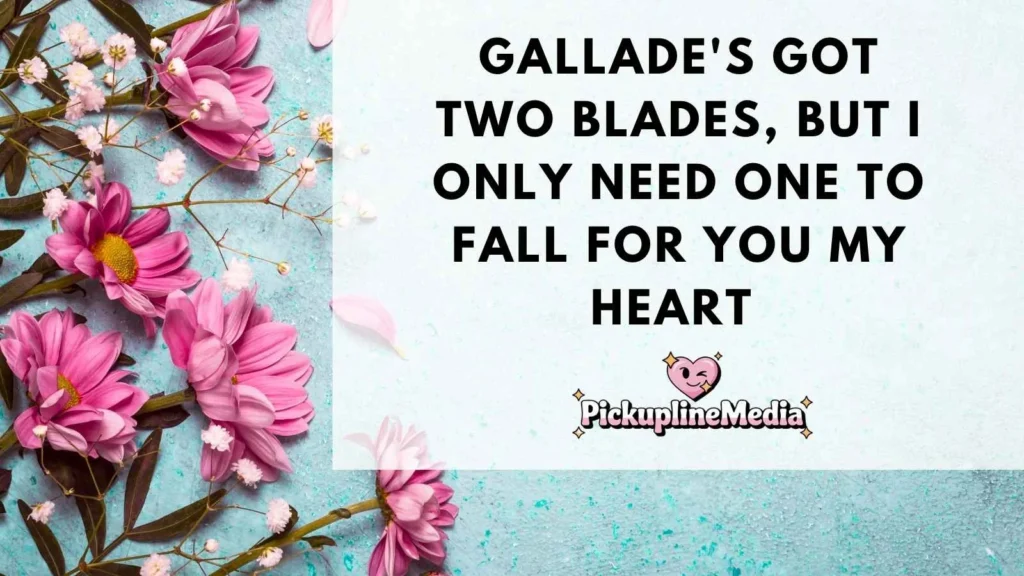 Funny Gallade Pickup Lines