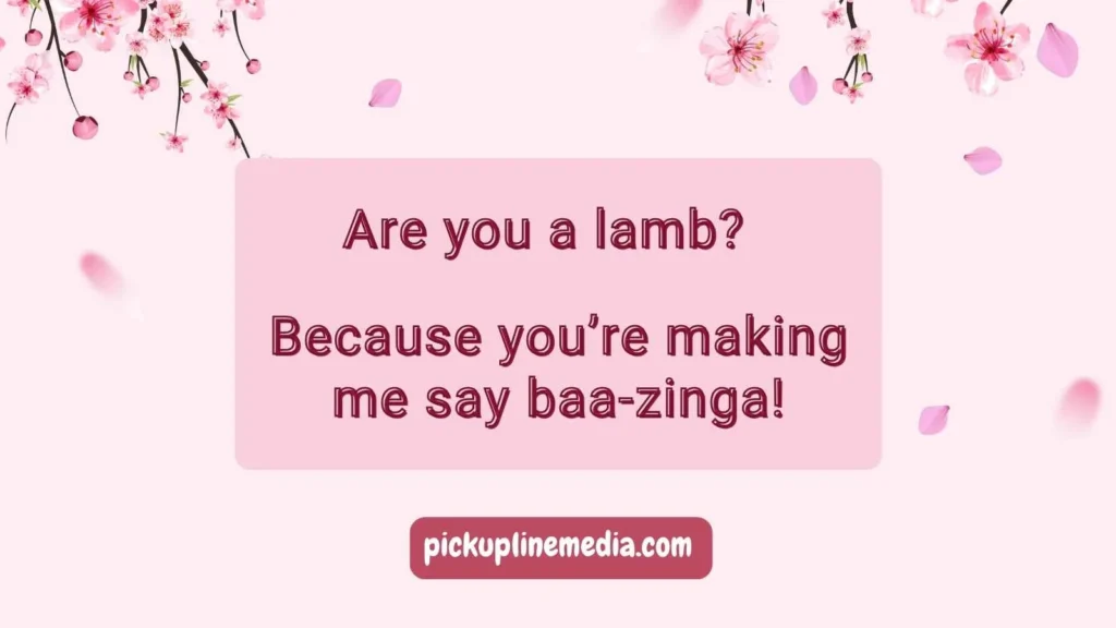 Funny Lamb Pickup Lines