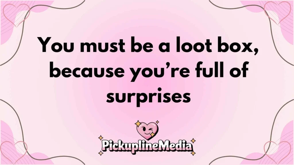 Gamer Geek Pickup Lines 