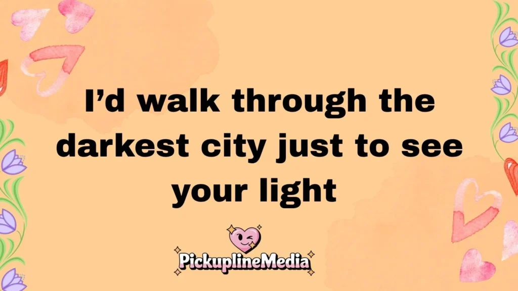 Romantic Neon Pickup Lines 