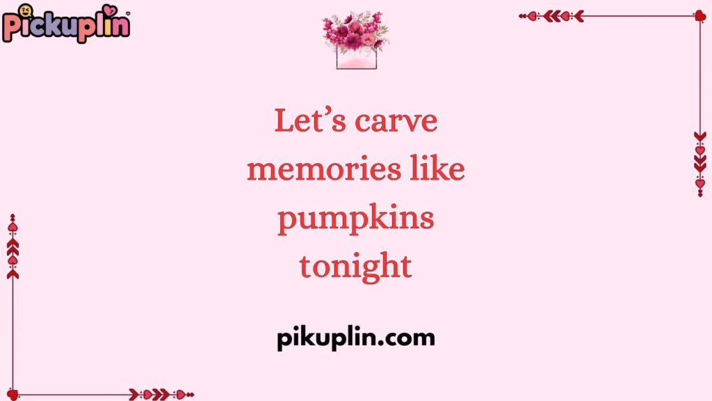 Party-Ready Pumpkin Pickup Lines