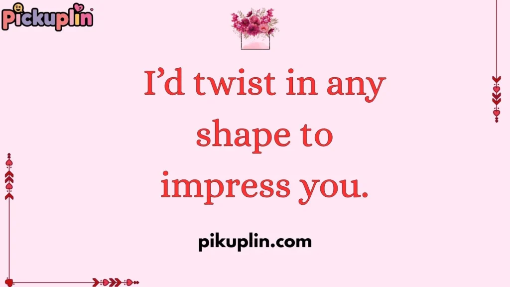 Cheeky Yoga Pickup Lines