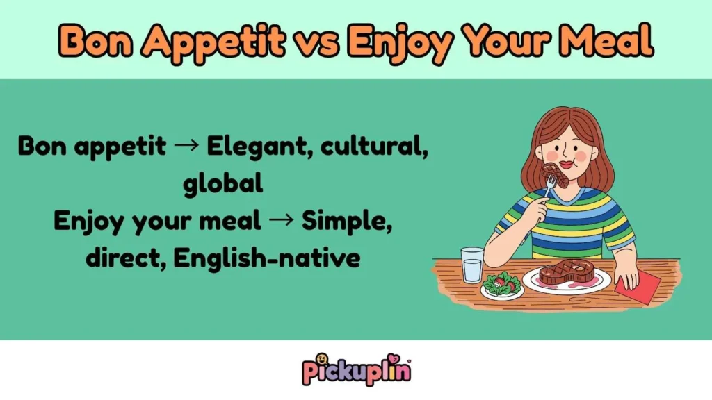 Bon Appetit vs Enjoy Your Meal