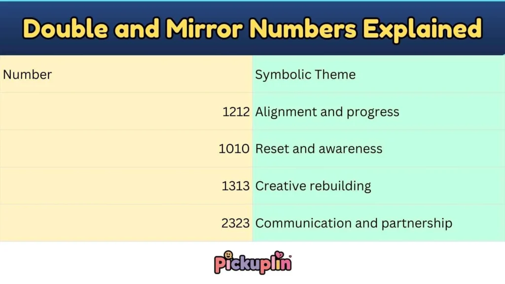 Double and Mirror Numbers Explained