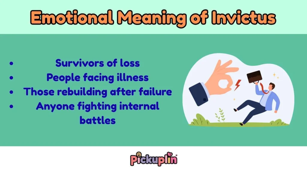 Emotional Meaning of Invictus