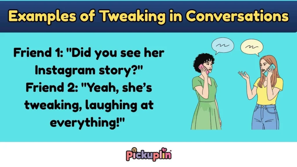 Examples of Tweaking in Conversations