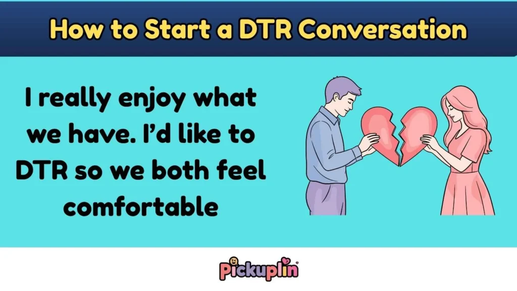 How to Start a DTR Conversation