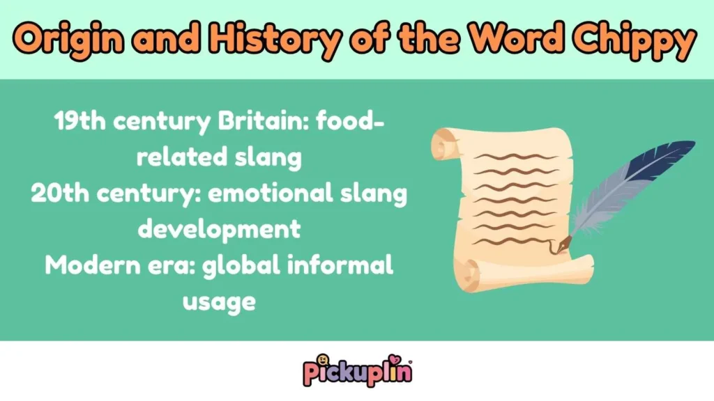 Origin and History of the Word Chippy