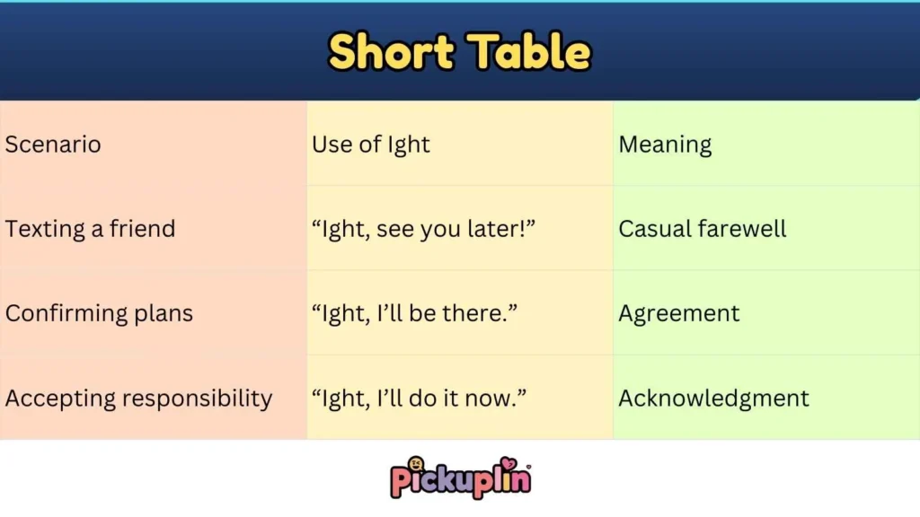 Short Table