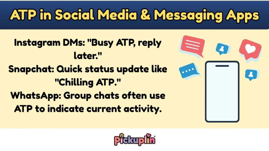 ATP in Social Media & Messaging Apps