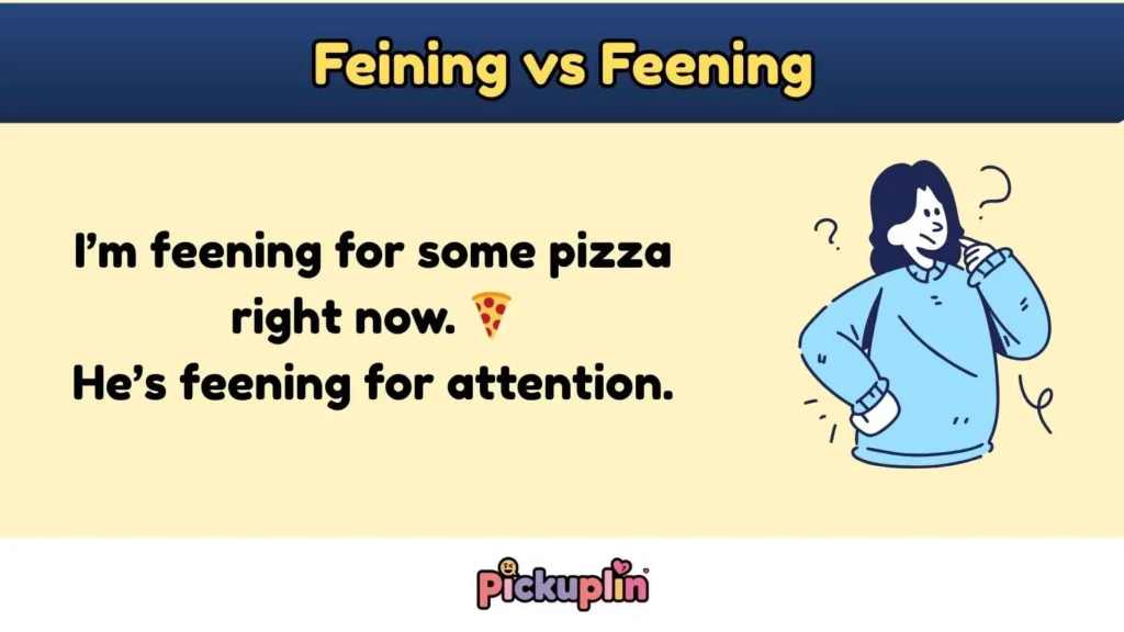 Feining vs Feening