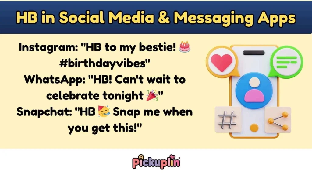 HB in Social Media & Messaging Apps
