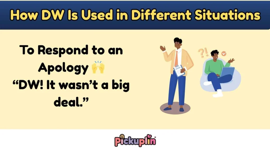 How DW Is Used in Different Situations