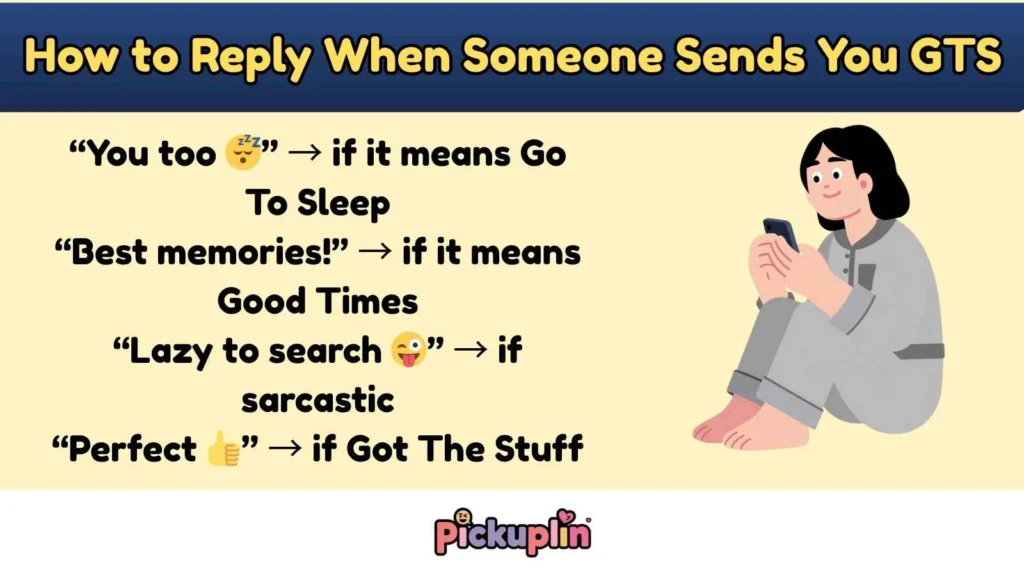 How to Reply When Someone Sends You GTS