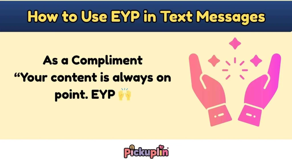 How to Use EYP in Text Messages