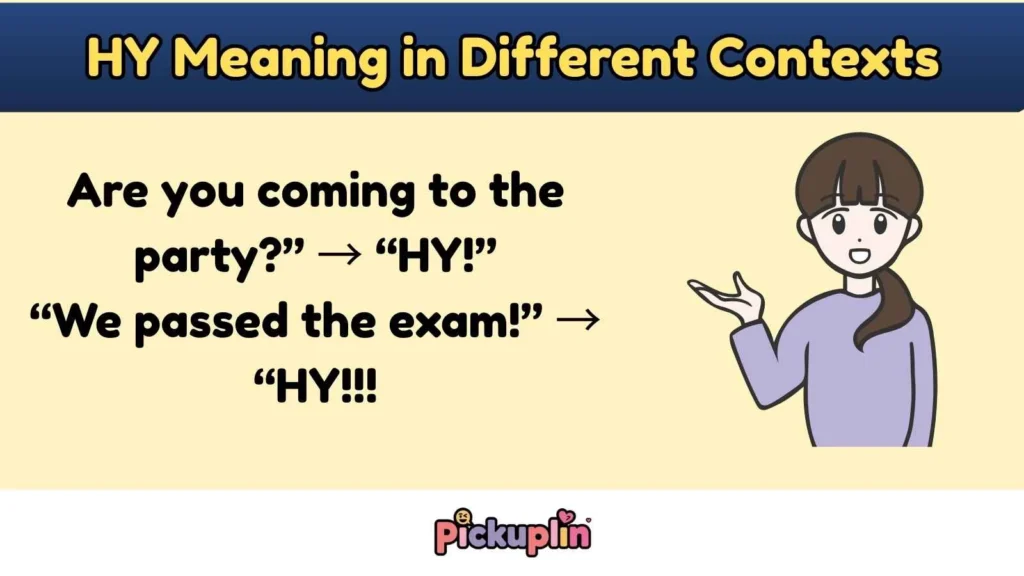 HY Meaning in Different Contexts