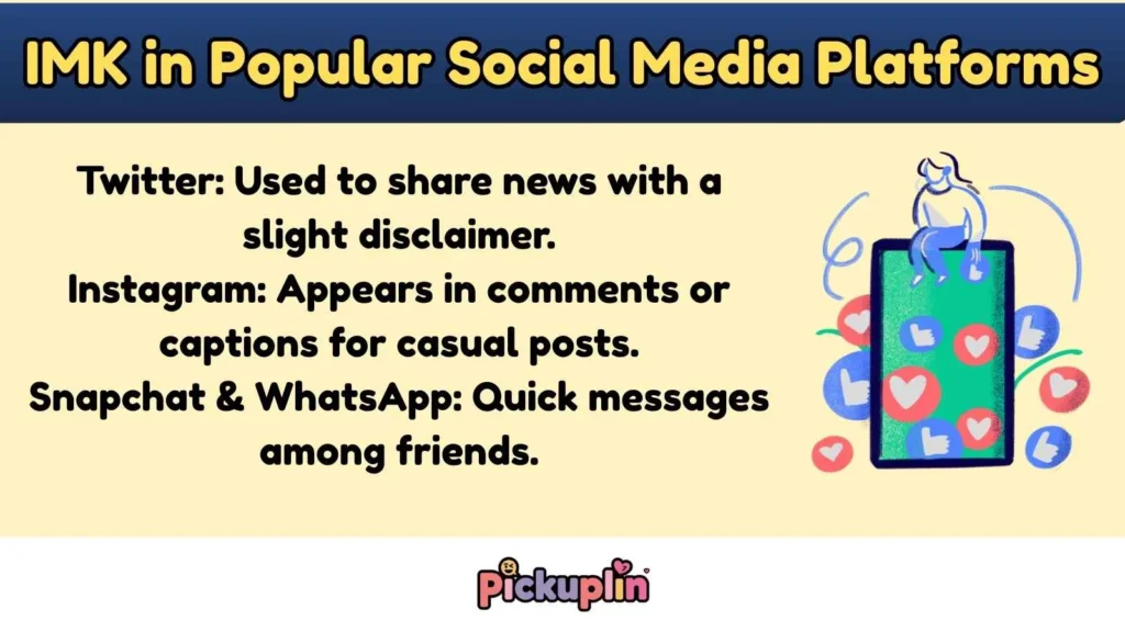 IMK in Popular Social Media Platforms
