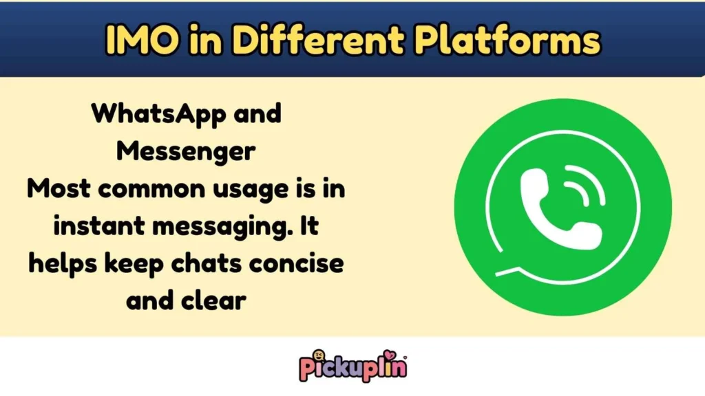 IMO in Different Platforms