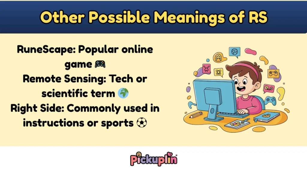 Other Possible Meanings of RS