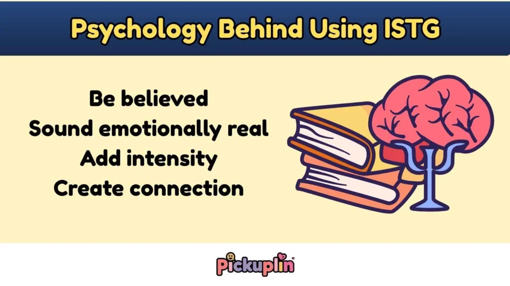 Psychology Behind Using ISTG