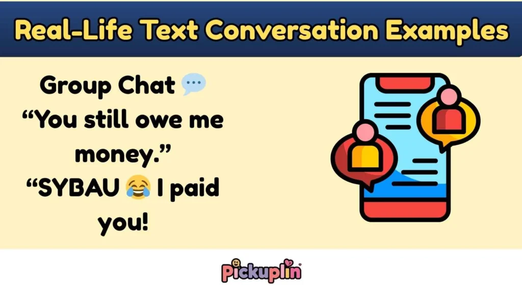 Real-Life Text Conversation Examples