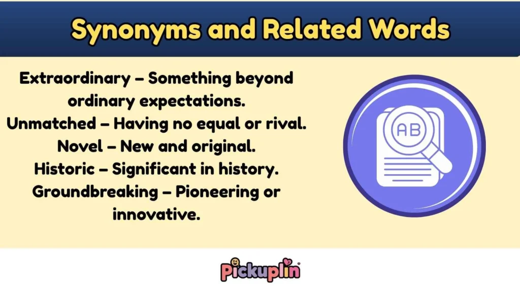 Synonyms and Related Words