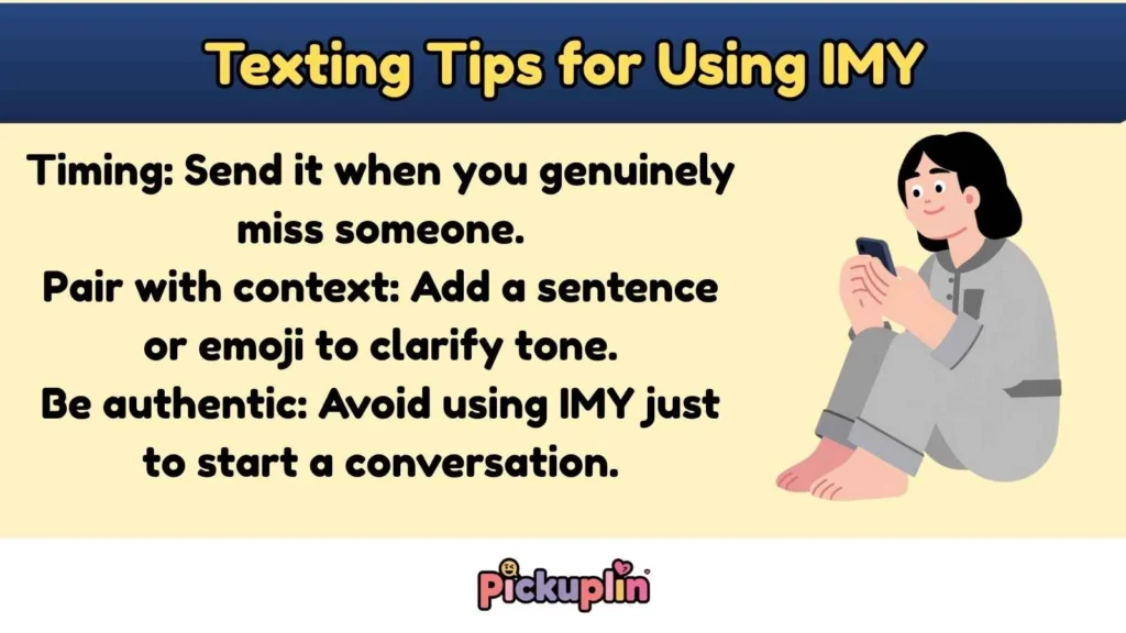 Texting Tips for Using IMY