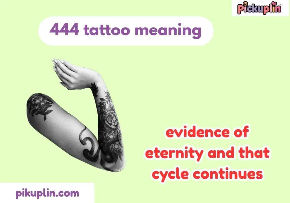 444 tattoo meaning